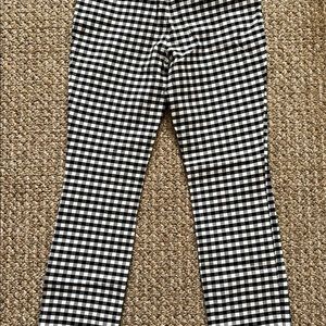 Theory checkered ankle pants 00